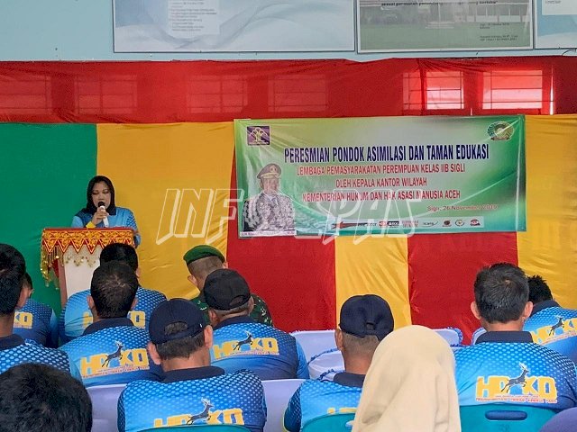 Kalapas Perempuan Sigli Resmikan Pondok Asimilasi & Taman Edukasi WBP