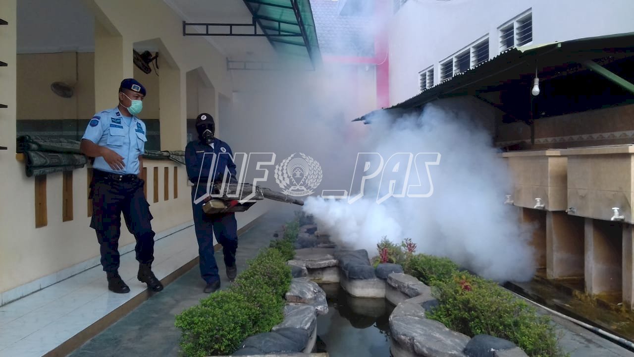 Asap Pekat Fogging Penuhi Rutan Bantul