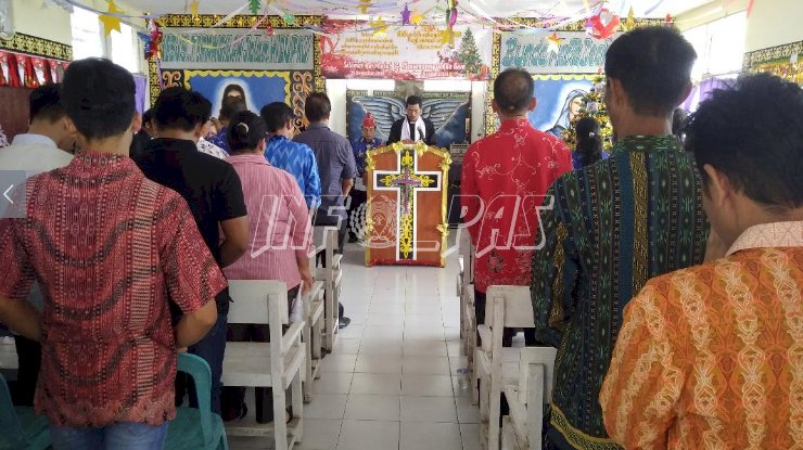 Lapas Muara Teweh Rayakan Natal Bersama GKE Muara Teweh 