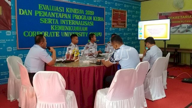 Jelang Akhir Tahun, Rutan Batang Evaluasi Kinerja 2019 & Bahas Raker 2020 