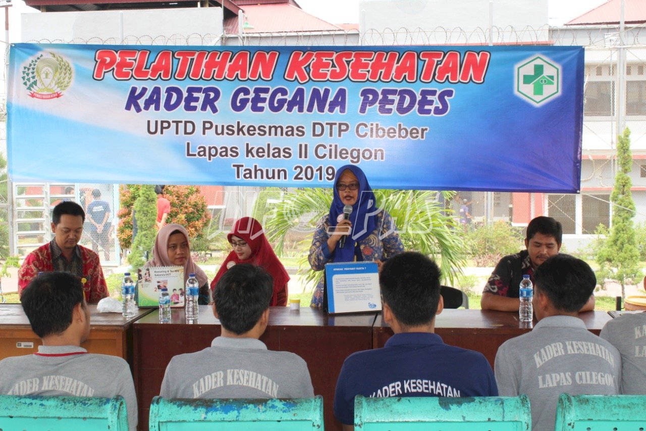 Tingkatkan Layanan Kesehatan, Lapas Cilegon Upgrading Kader Kesehatan