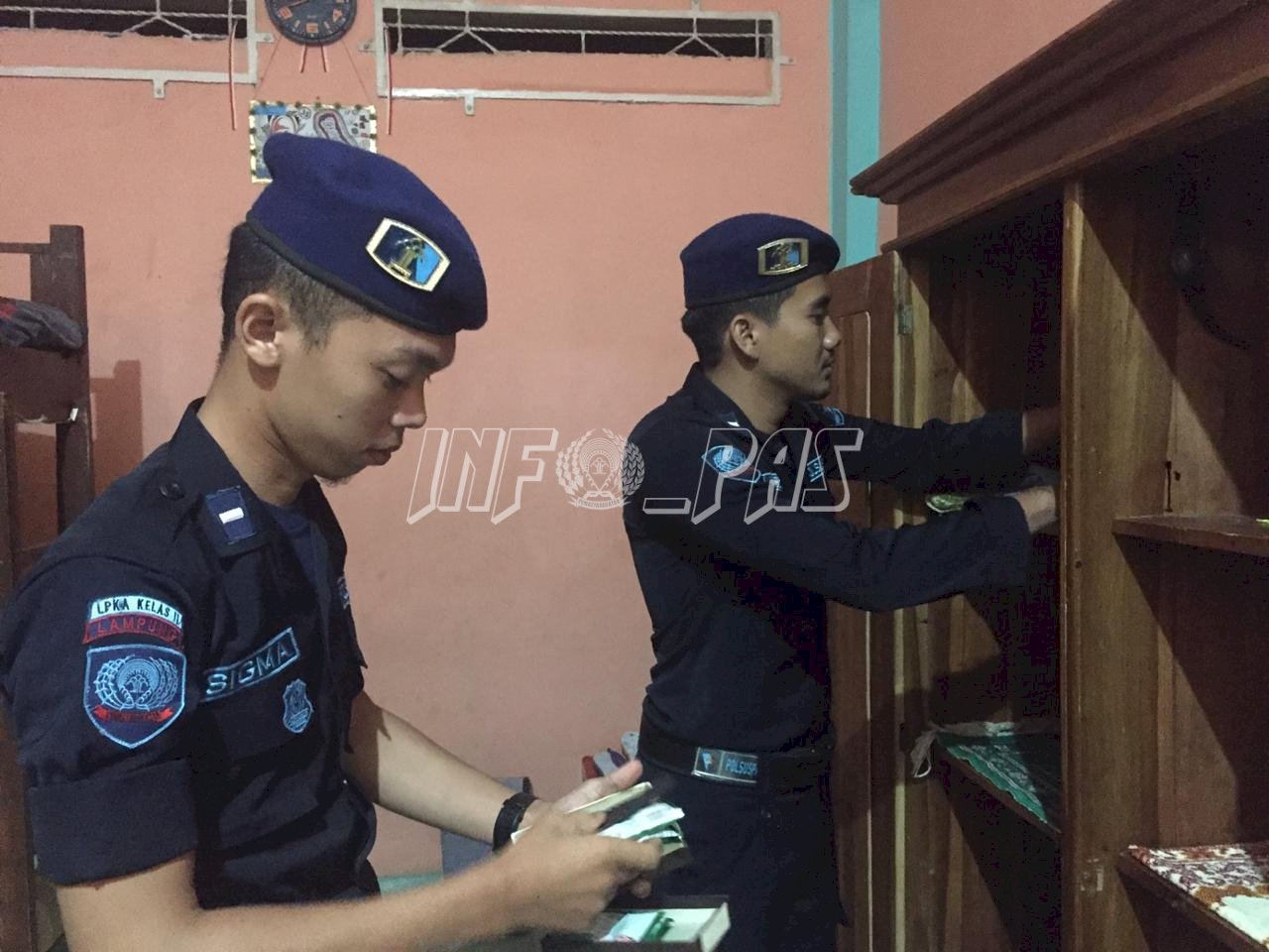 Gelar Razia, Kepala  LPKA Bandar Lampung Tekankan Integritas Petugas