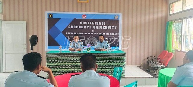 Kalapas Kupang Sosialisasikan Corporate University Kepada Jajarannya