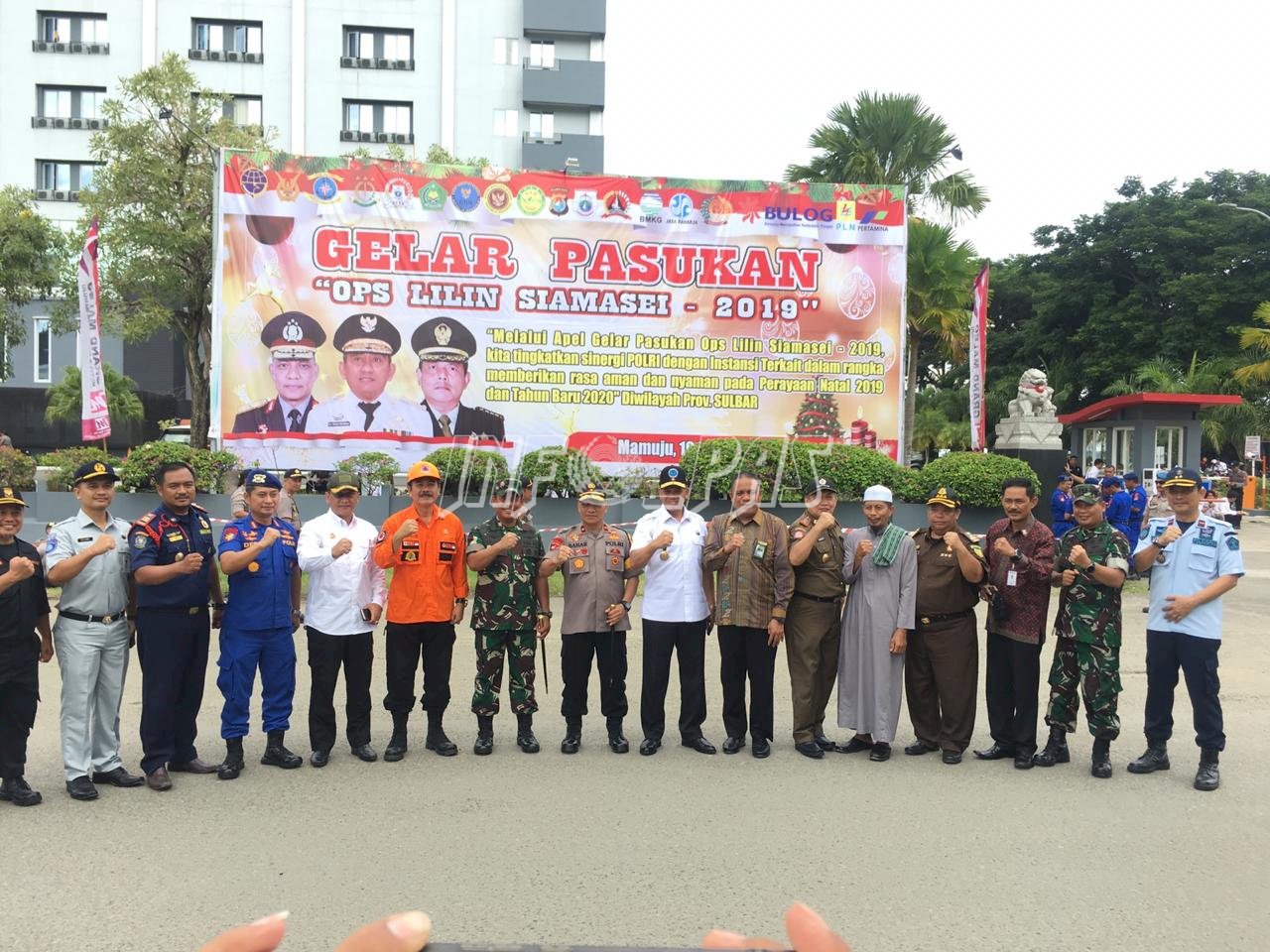 Rutan Mamuju Ambil Bagian Dalam Gelar Pasukan Operasi Lilin Siamasia 2019 