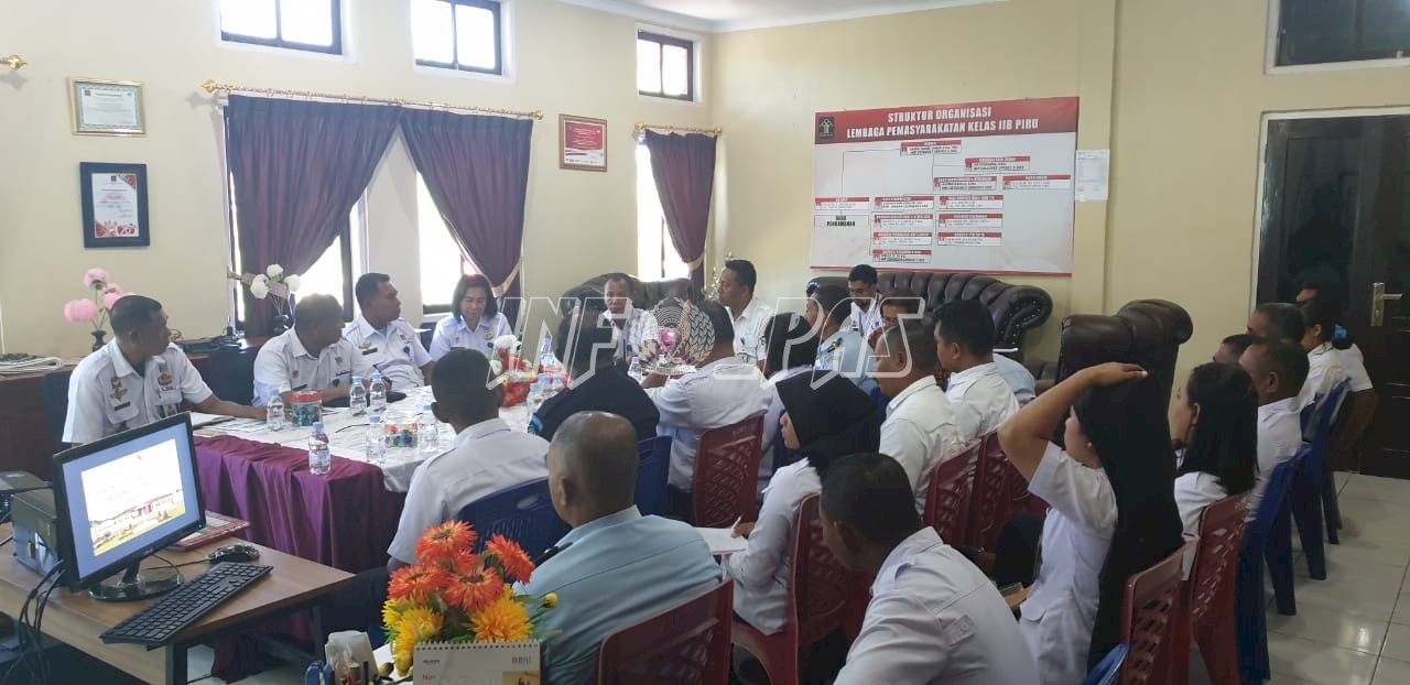 Rapat Evaluasi Kinerja 2019, Ini Pesan Untuk Jajaran Lapas Piru