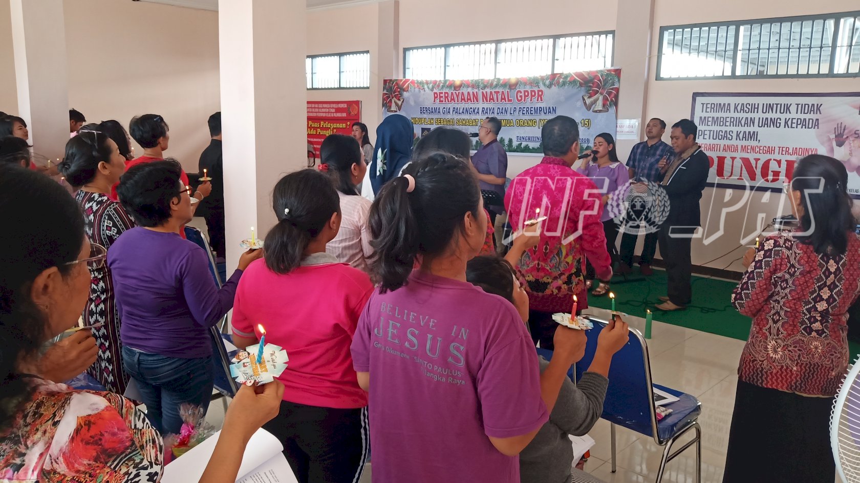 36 WBP Rayakan Natal Bersama di Lapas Perempuan Palangkaraya