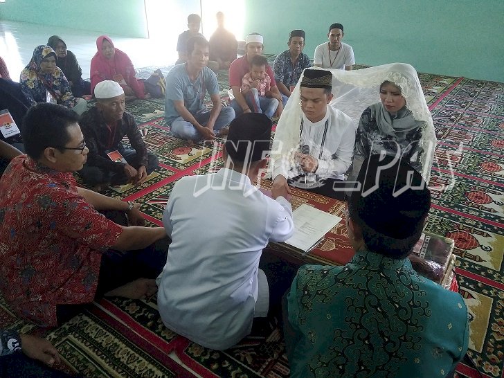 DIBALIK JERUJI BESI, NARAPIDANA LAPAS MUARA TEWEH UCAPKAN JANJI SUCI