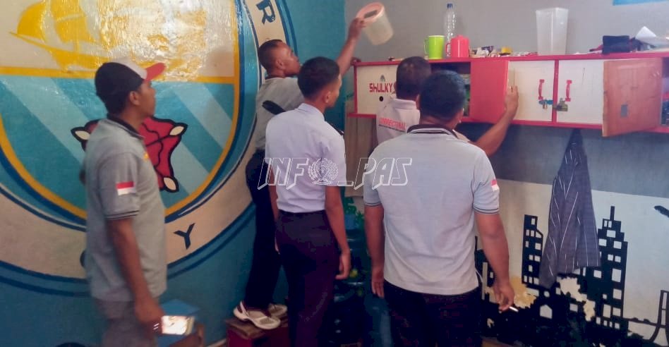 Penggeledahan Blok Hunian Jaga Kondusivitas Lapas Sanana