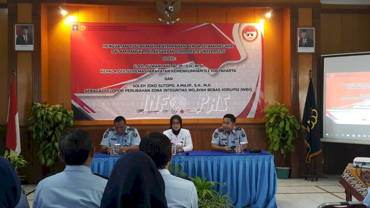 Rupbasan Yogyakarta Siap Menuju WBK Tahun 2020