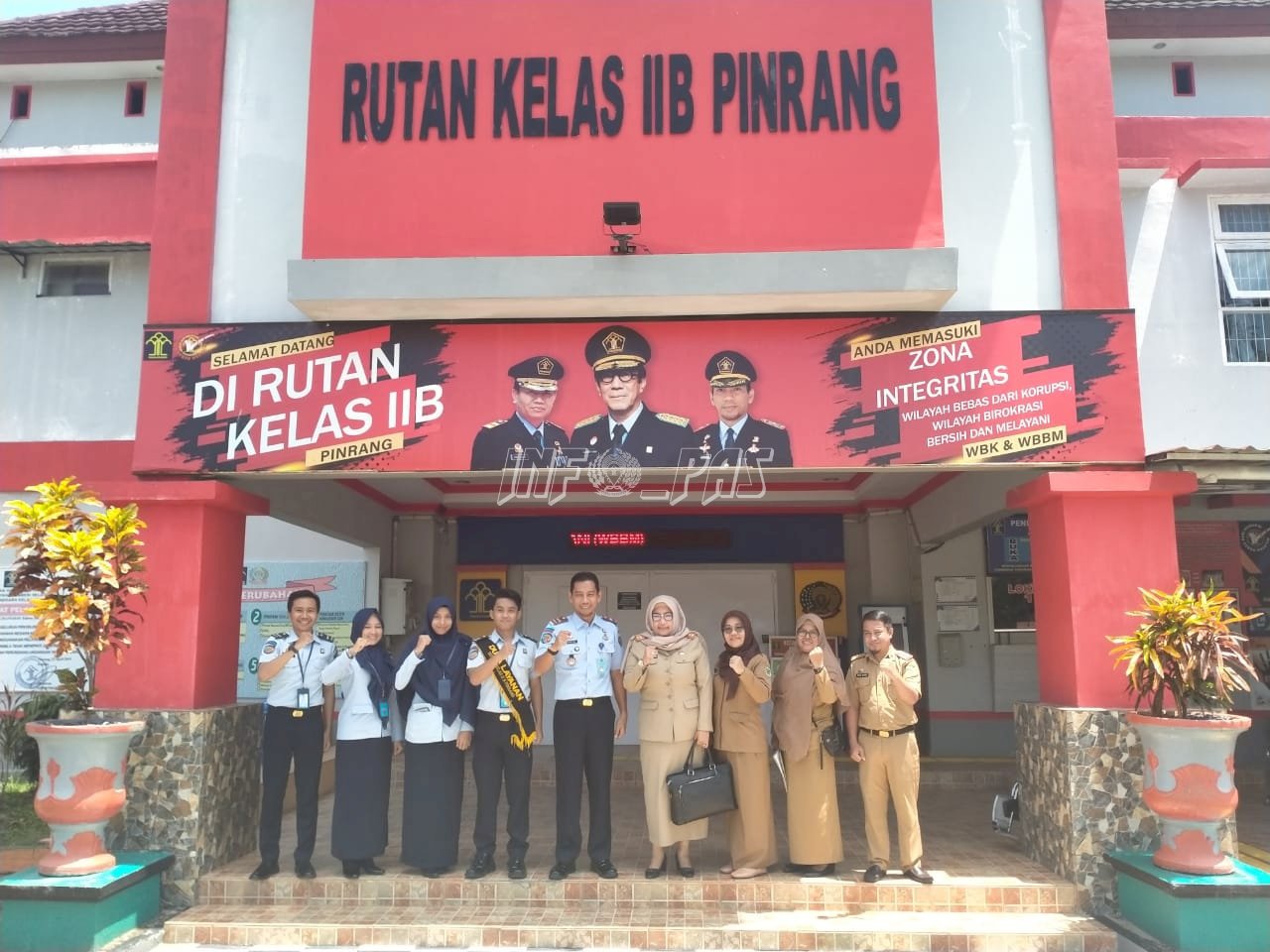  Dinas Penanaman Modal PTSP & Rutan Enrekang Studi Tiru WBK ke Rutan Pinrang