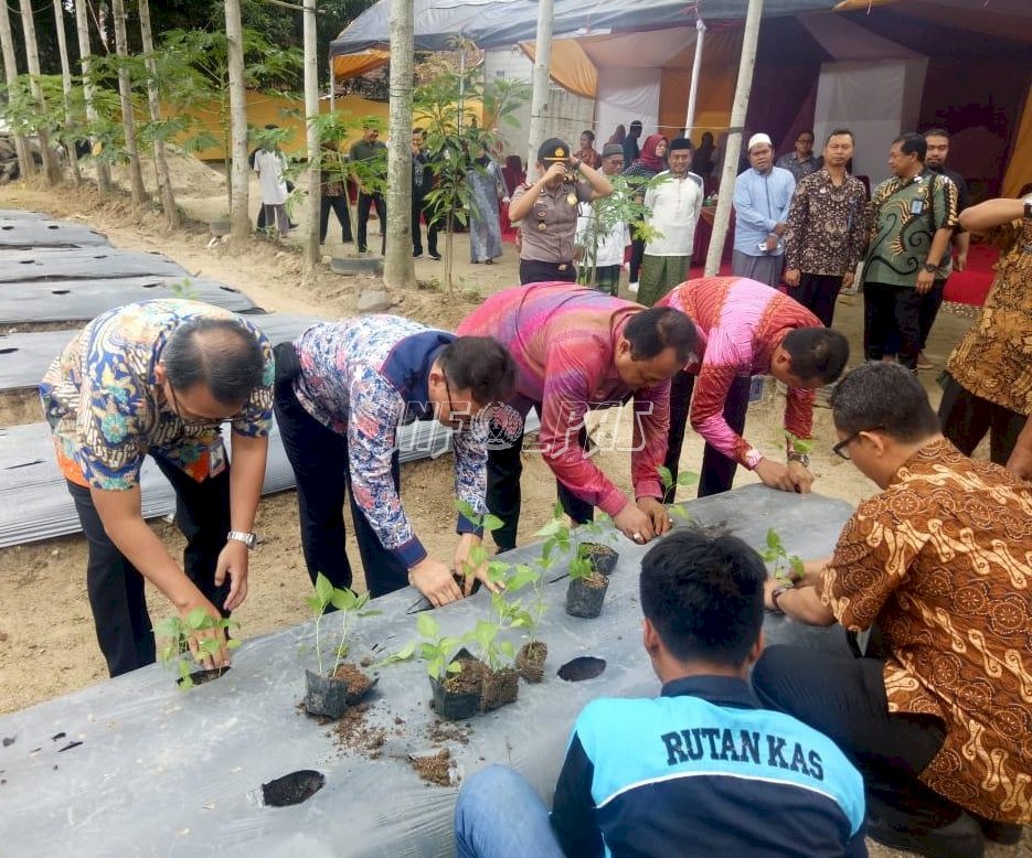 Lapas Rangkasbitung Ajak Forkopimda & Mitra Kerja Tanam Bibit Komoditas Unggulan