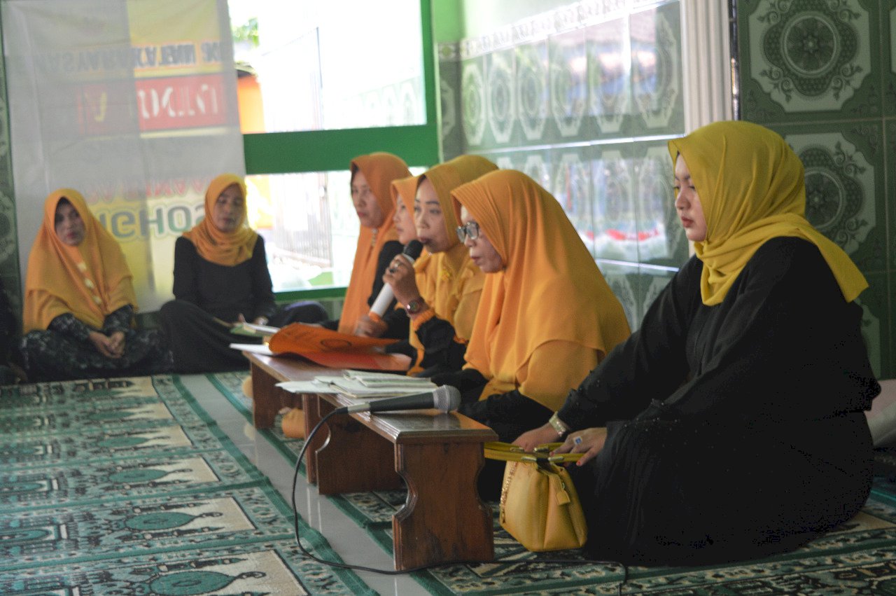 Tingkatkan Silaturahmi, Dharmawanita Lapas Tuban Adakan Pengajian