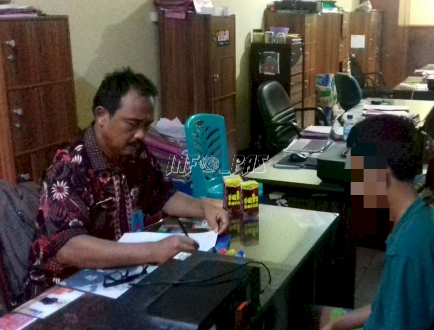 Hari Libur, PK Bapas Makassar Tetap Dampingi Klien Anak