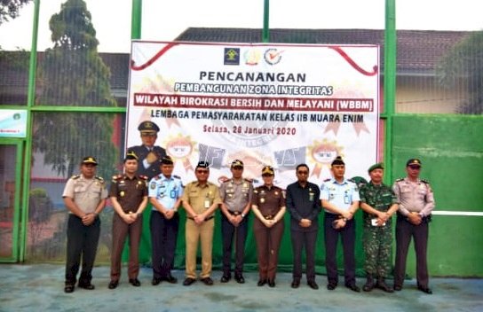 Lapas Muara Enim Deklarasikan Janji Kinerja & Canangkan Pembangunan ZI Menuju WBBM