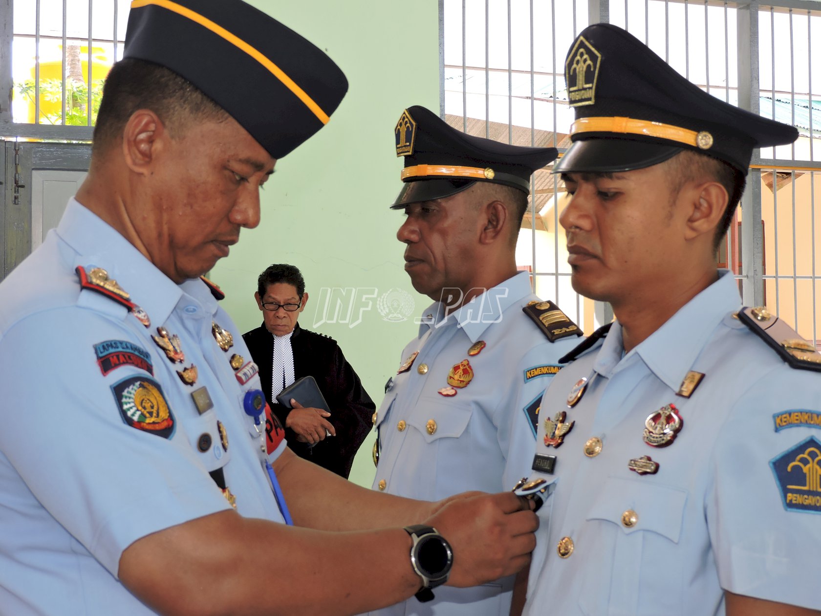 Usai Pelantikan Pejabat, Lapas Ambon Gelar Pelepasan Purnabakti