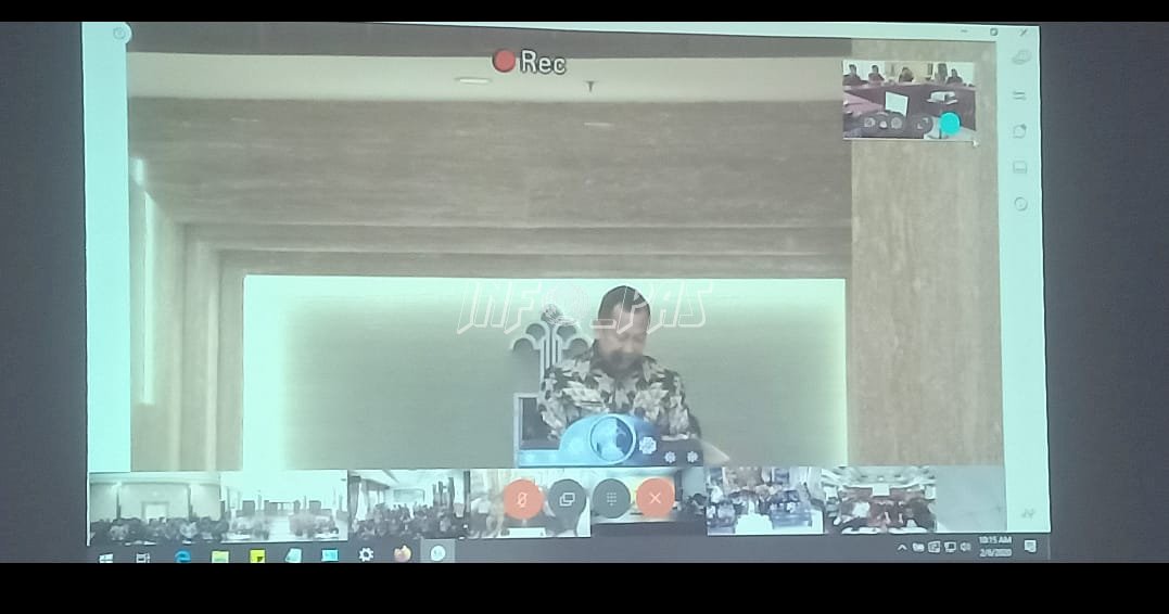 Jajaran LPN Jakarta Ikuti Entry Meeting BPK Via Teleconference