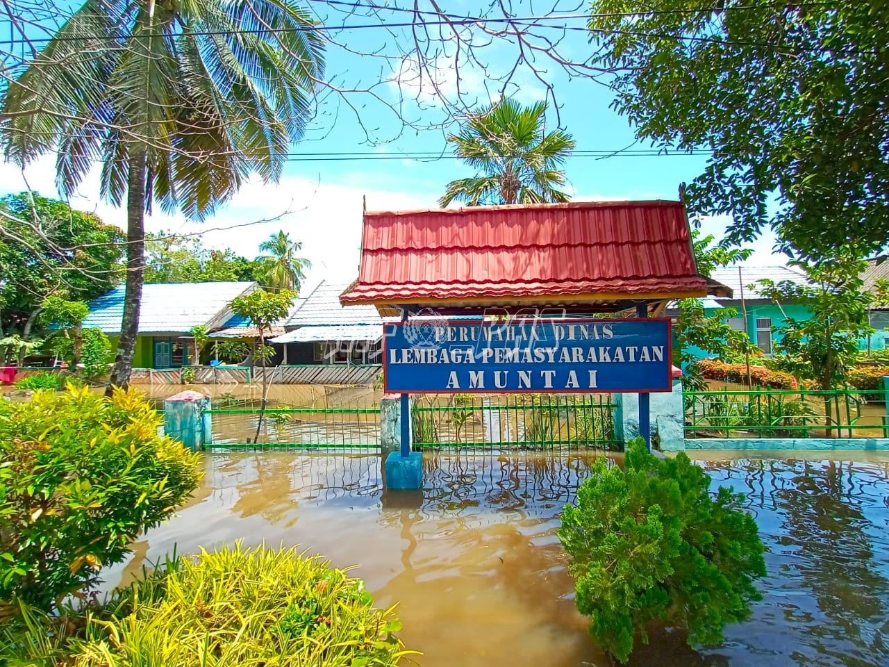 Tergenang Banjir, Pelayanan di Lapas Amuntai Tetap Berjalan