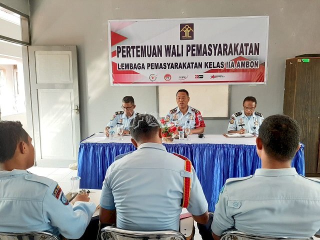 Lapas Ambon Gelar Pertemuan Wali Pemasyarakatan & PK Bapas