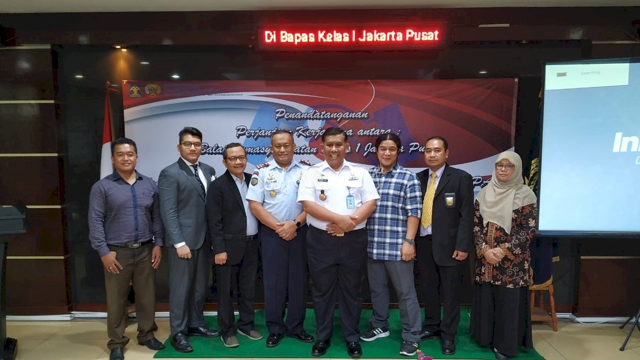 Bapas Jakarta Pusat Teken PKS Dengan 6 Pokmas Peduli Pemasyarakatan