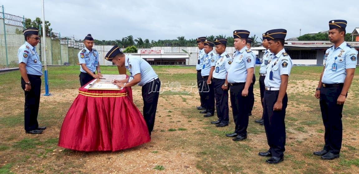 Lapas Sunung Sugih Deklarasikan Janji Kinerja Tahun 2020