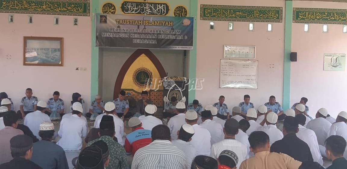 Lapas Polewali Adakan Tausyiah Islamiyah Bagi WBP