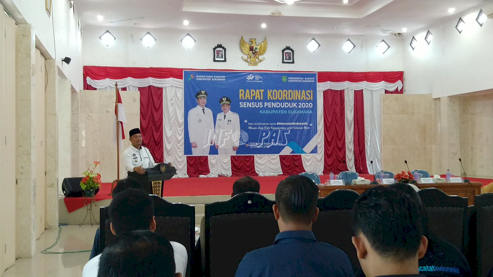 Perwakilan Lapas Sukamara Hadiri Rakor Sensus Penduduk 2020 Kab. Sukamara