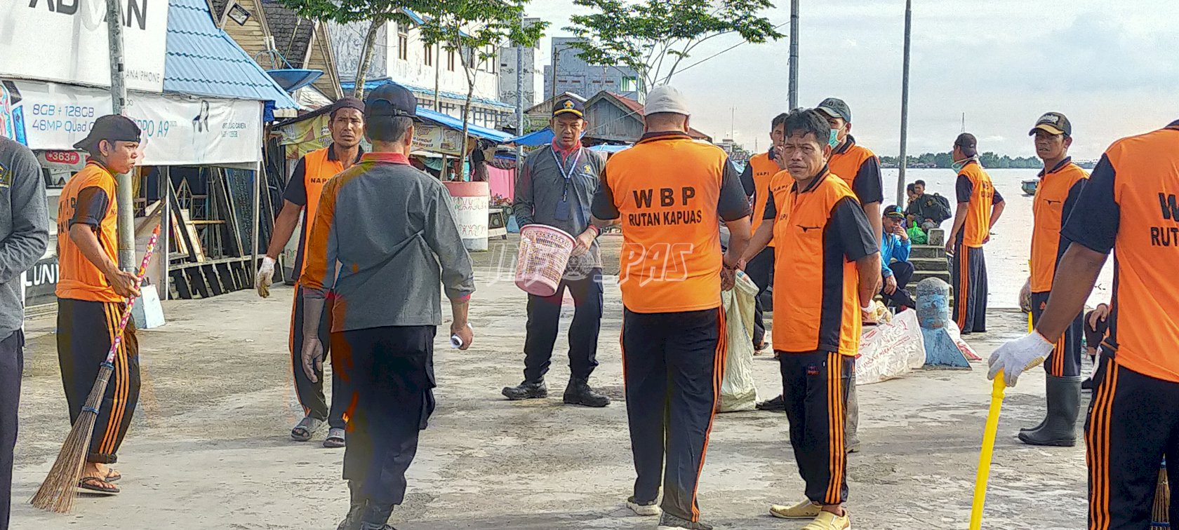 Rutan Kuala Kapuas Berpartisipasi Dalam Peringatan Hari Sampah Nasional