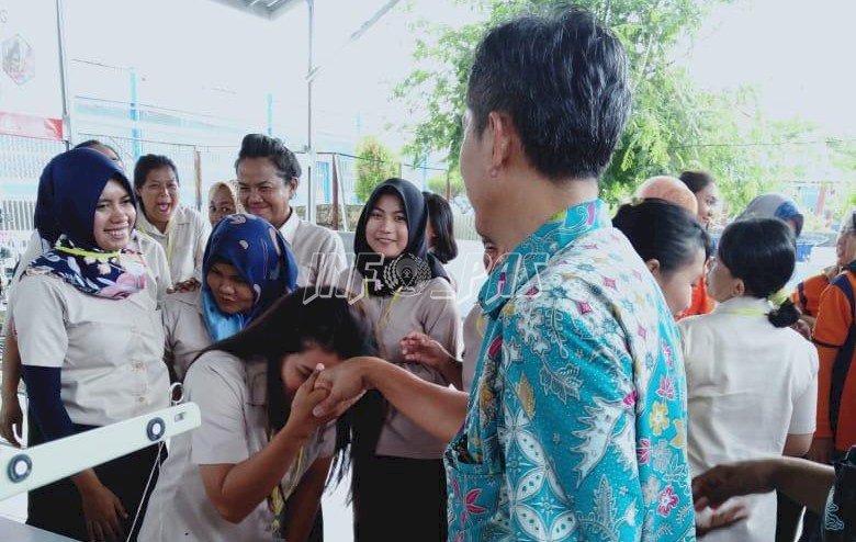 Haru WBP LPP Bandar Lampung Usai Ikuti Pelatihan