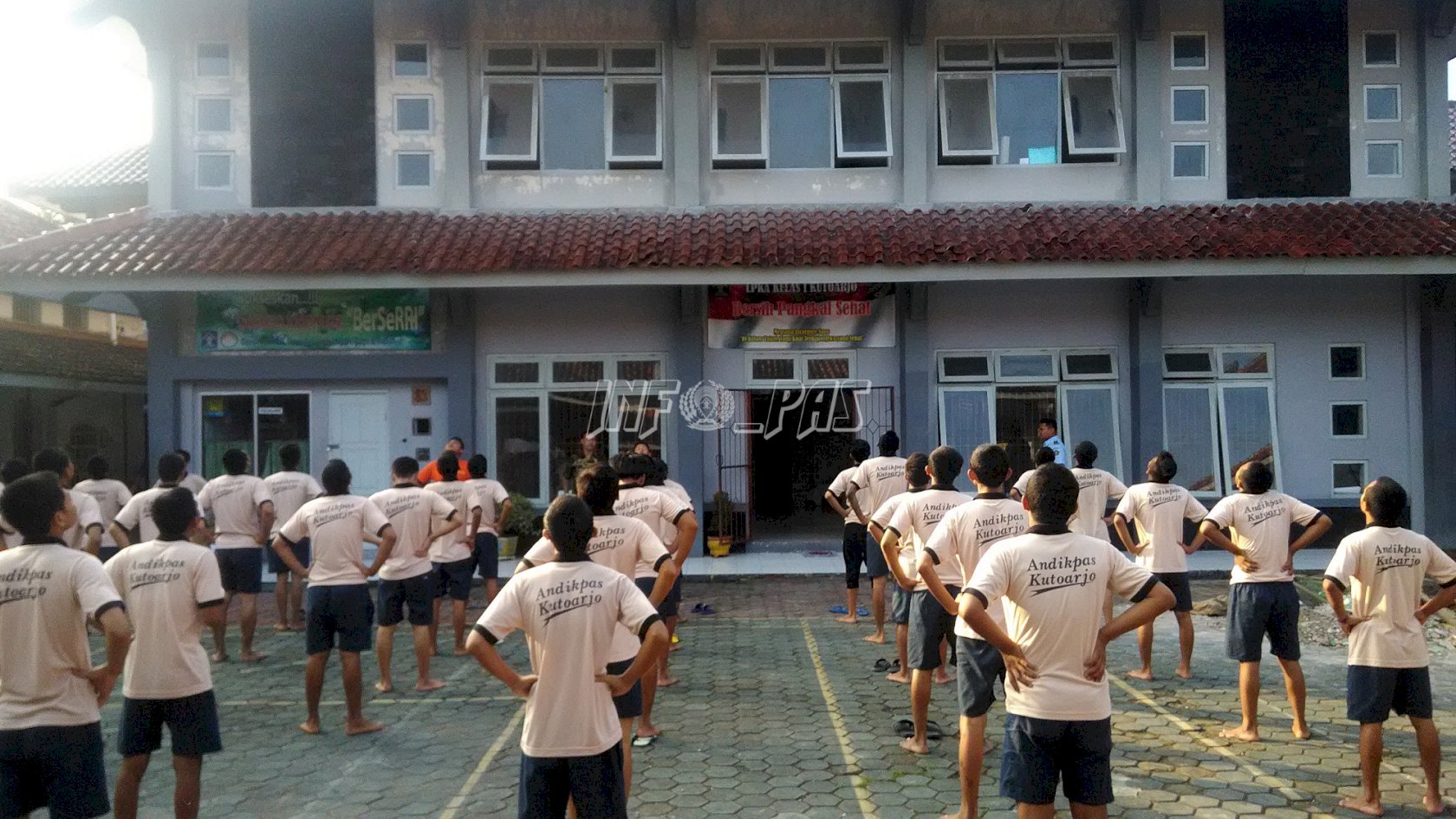 Senam Pagi Penuhi Kebutuhan Jasmani Anak LPKA Kutoarjo