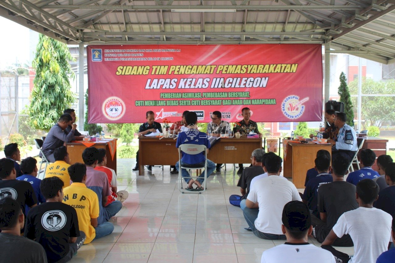 108 WBP Lapas Cilegon Jalani Sidang TPP, Diusulkan Remisi & Integrasi