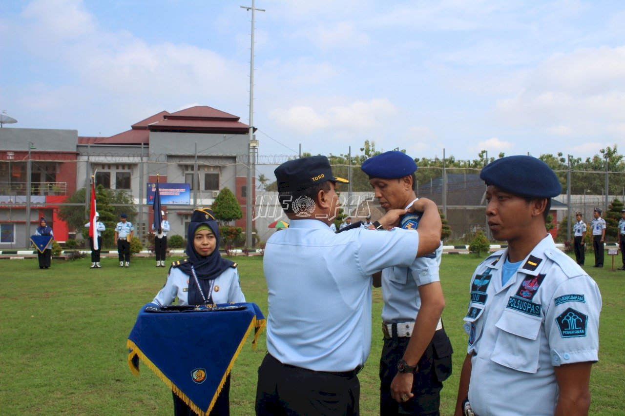 Satops Patnal Lapas Cilegon Dikukuhkan, Ini Pesan Kadiv PAS Banten