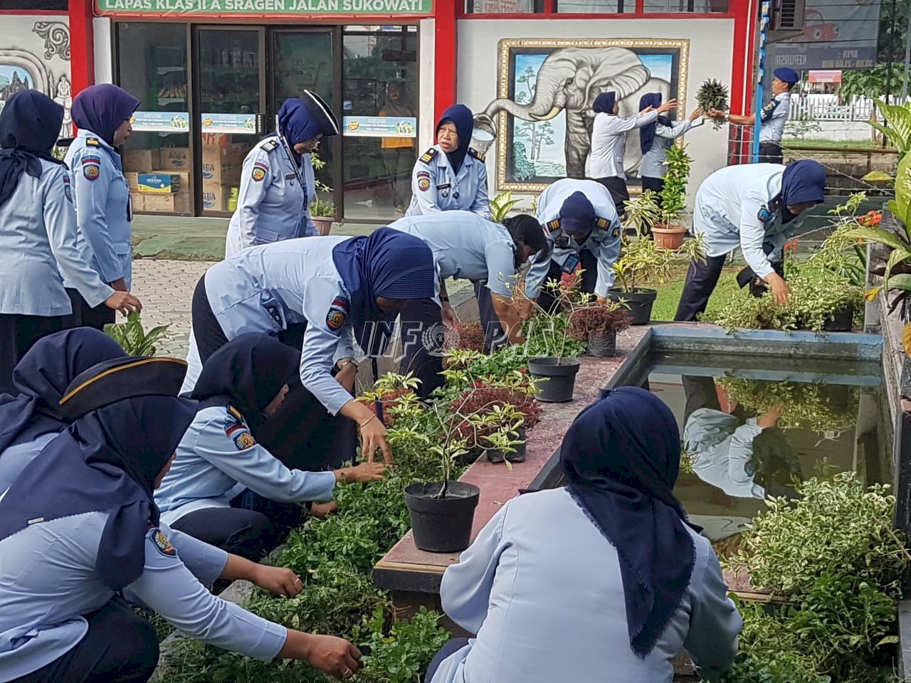 Polsuspas Perempuan Dukung ZI WBBM Lapas Sragen 