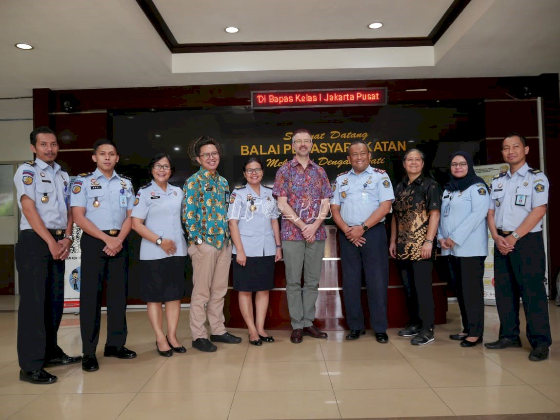 Netherland Probation Service Lakukan Baseline Study di Bapas Jakarta Pusat