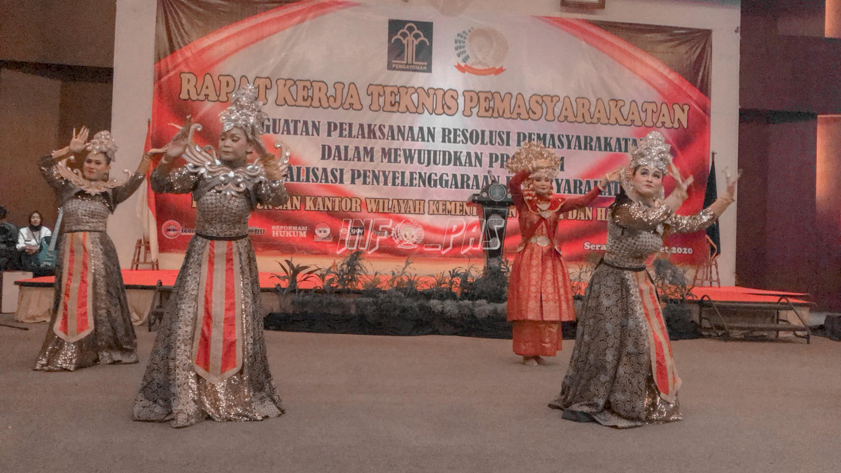WBP Lapas Kelas IIA Tangerang Suguhkan Tarian & Akustik di Rakernis PAS Banten