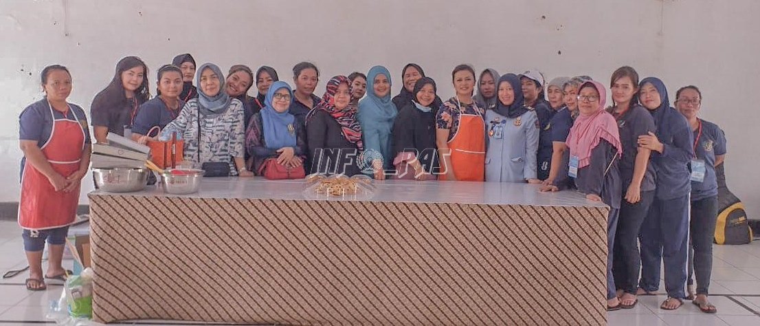 WBP Lapas Kelas IIA Tangerang Belajar Membuat Kue Bersama LPK Tania Jaya 