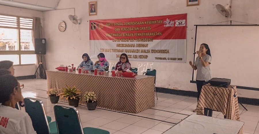 Lapas Kelas IIA Tangerang Fasilitasi Pengobatan Gratis Bagi WBP