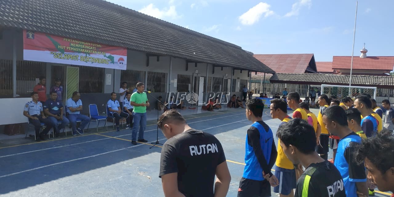 Rutan Futsal League 2020 Dimulai, WBP Rutan Balikpapan Sumringah