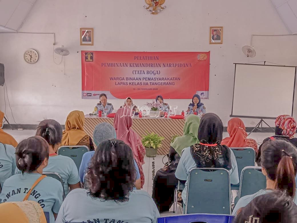 WBP Lapas Kelas IIA Tangerang Rampungkan Pelatihan Tata Boga