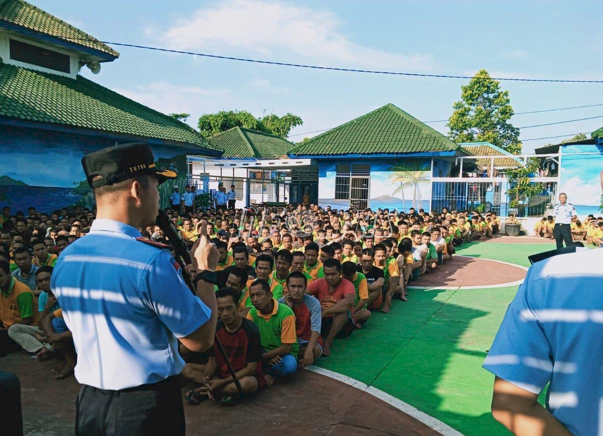 Kalapas Kalianda Sosialisasikan Bahaya dan Pencegahan Corona