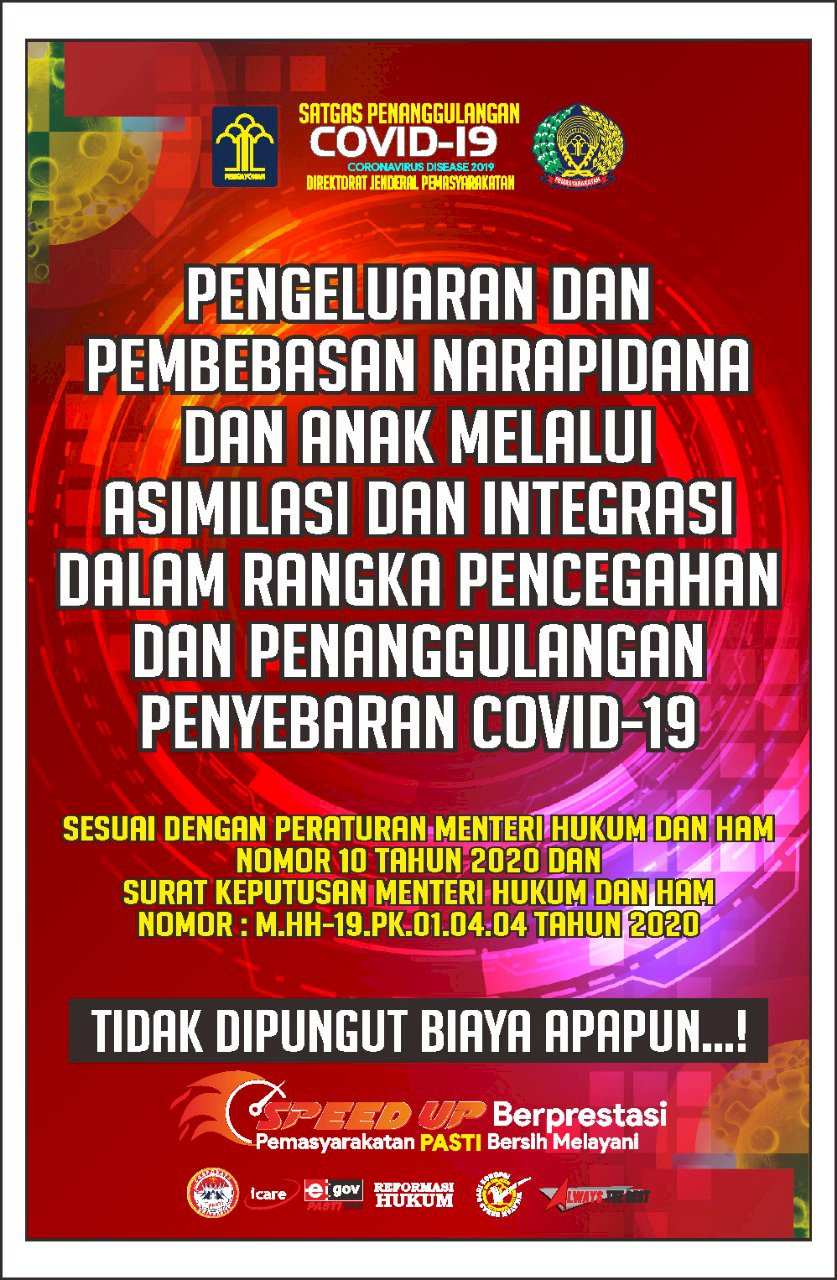 Galeri: Sejumlah WBP 'Dirumahkan' Demi Cegah Penyebaran Covid-19 di Lapas/Rutan