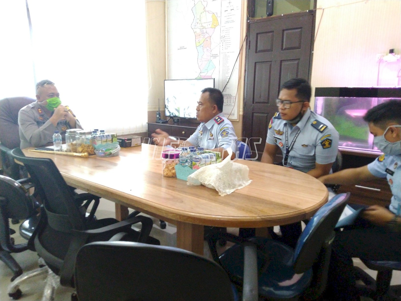 Lapas & Polres Sukamara Koordinasikan Pengawasan WBP Asimilasi