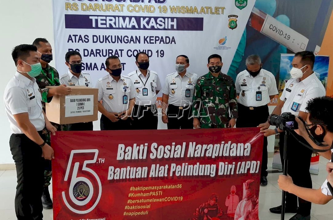 Narapidana se-Indonesia Sumbang APD untuk Tenaga Medis Penanganan COVID-19