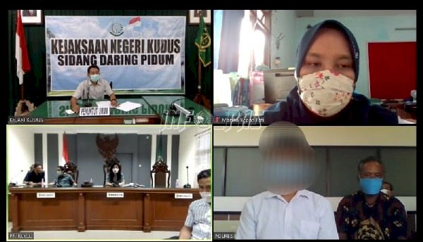 PK Bapas Pati Ikuti Sidang Kasus Anak Secara Daring