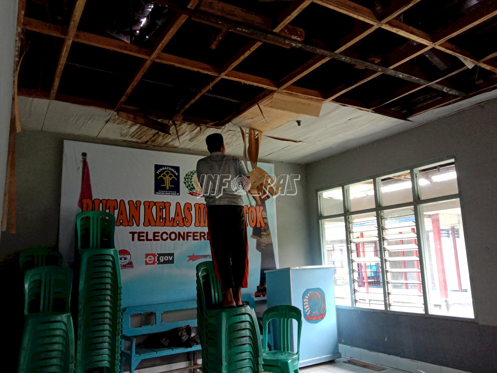 Rutan Buntok Lakukan Pemeliharaan Gedung & Bangunan Berkala
