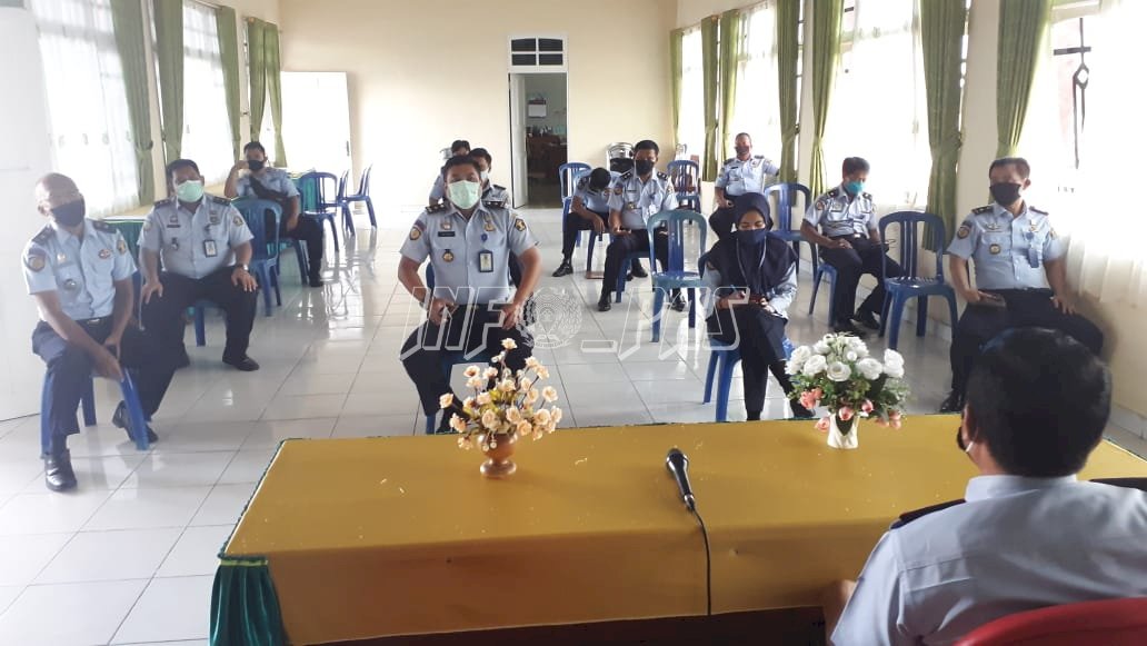 Lapas Palangka Raya Gelar Rapat Persiapan Monev Data Dukung WBK