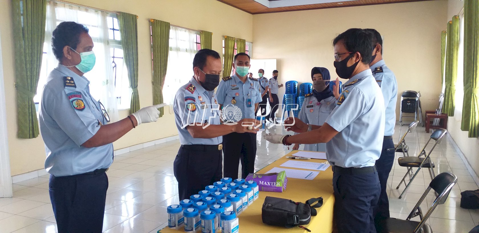 91 Petugas Lapas Palangka Raya Jalani Tes Urin