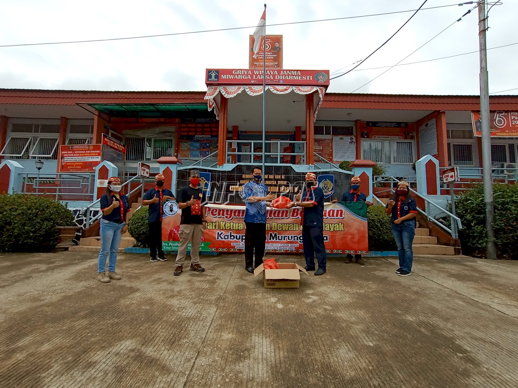 Lapas Muara Teweh Kedatangan Dewan Adat Dayak Kab. Murung Raya