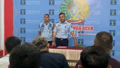 18 WBP Rutan Banda Aceh Terima SK Asimilasi