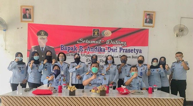 Sambangi Lapas Kelas IIA Tangerang, Ini Pesan Kakanwil Banten