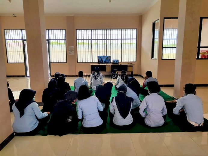 LPP Palangka Raya Ikuti Videoconference Pencegahan Gangguan Kamtib